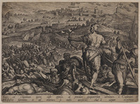 TvB G 0912
<br/>
Geschiedenis Medici: de nederlaag van de Turken bij Plumbinum
<br/>
<em>Galle, Philips (1537-1612)</em>